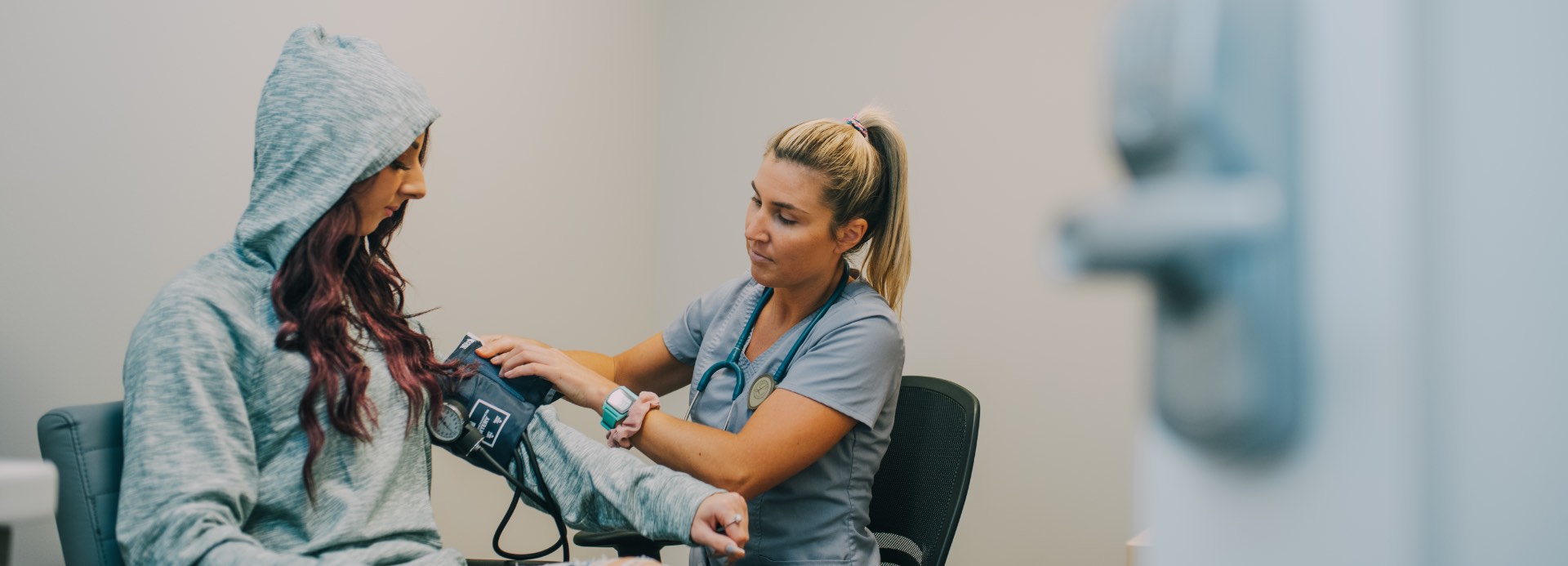 Taking Evolve Recovery Center Toms River patient blood pressure for drug and alcohol intake in Toms River